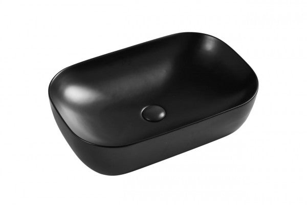 Lily Black Countertop Basin 500X390X150