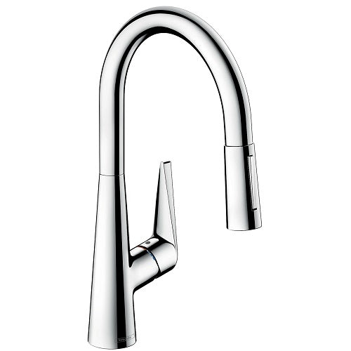 Hansgrohe Talis M51 Single Lever Kitchen Mixer 200, Pull-Out Spray, 2Jet Chrome