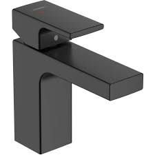 Vernis Shape Coolstart Basin Mixer 100 Matt Black