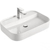 Auret Countertop Basin White Gloss Interior 650x450x110mm