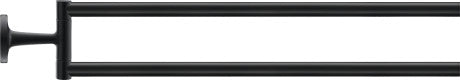 Starck T Towel Rail Black Matt 50X465X80 mm