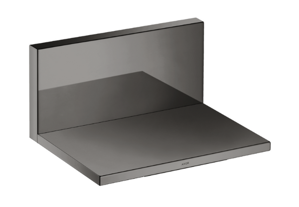 Flood Spout 240/120 for Concealed Installation Polished Black Chrome