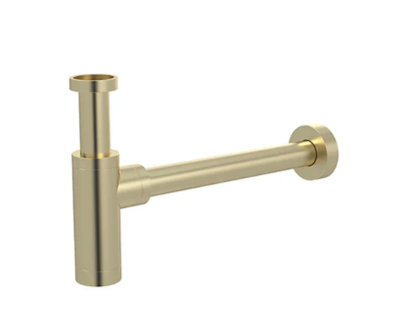 Round Bottle Trap for 32mm Basin Waste - Tiger Bronze