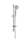 Hansgrohe Croma 100 Shower Set Vario With Shower Bar 65 Cm And Soap Dish Chrome