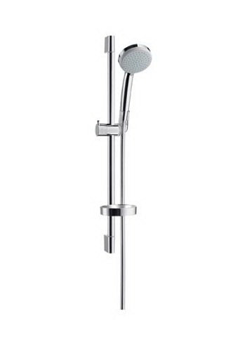 Hansgrohe Croma 100 Shower Set Vario With Shower Bar 65 Cm And Soap Dish Chrome