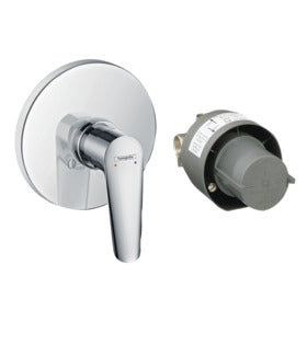 Hansgrohe Logis E Single Lever Shower Mixer Set For Concealed Installation Chrome