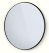 Circular Mirror 900mm without LED , 30mm frame depth Matt Black