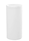 Round Pillar Basin - Polished White 900x425mm