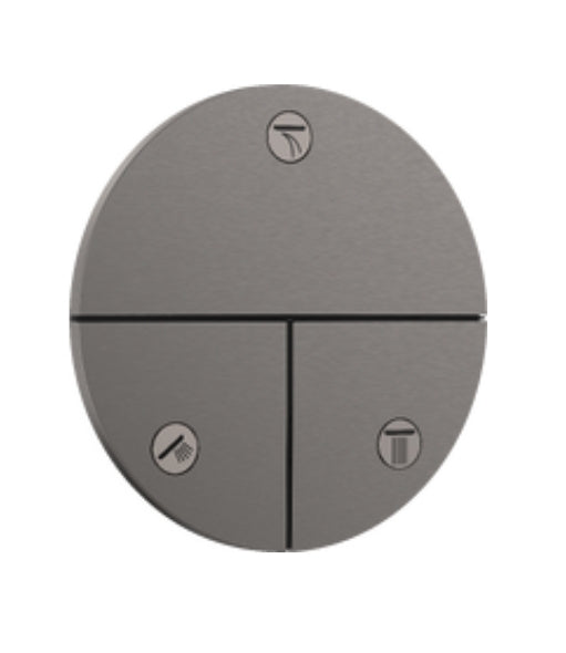 Hansgrohe Showerselect Comfort S Valve For Concealed Installation For 3 Functions Brushed Black Chro