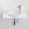 Proto Basin 600 Composite 600x450x140mm Polished White