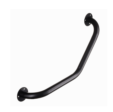 Cranked Rail Black 300X300X32mm - Hospital Range