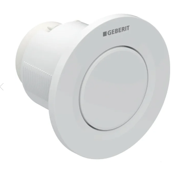 Type 01 Remote Flush actuation, Pneumatic, Round, for Single Flush, Concealed