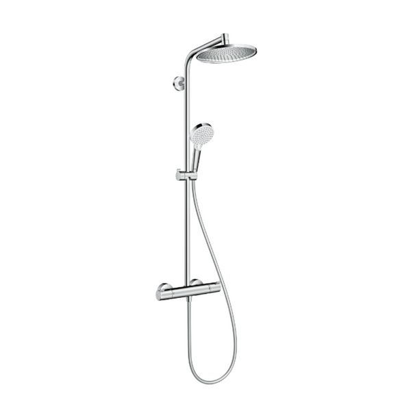 Hansgrohe Crometta S Showerpipe 240 1Jet With Thermostat Chrome
