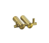 Accessories 88 Brushed Brass Double Robe Hook