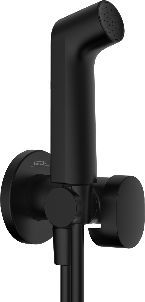 EcoSmart S Bidette Hanshower 1jet for cold water with shower holder and hose Black