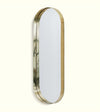 Polished Brass LED Backlit Pill Mirror