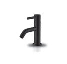 JEE-O Slimline Topmounted Basin Mixer Stainless Steel, Structured Black