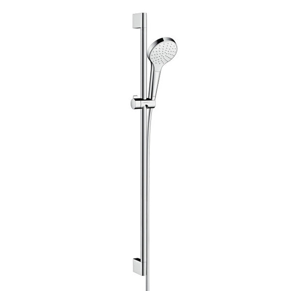 Hansgrohe Croma Select S Shower Set 110 1Jet With Shower Bar 90 Cm White/Chrome