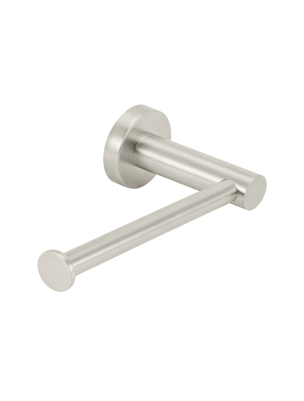 Round Toilet Roll Holder - Brushed Nickel