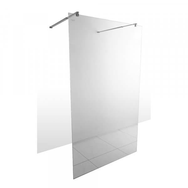 Shower Screen Andes 1200x2000. Fixed/Freestanding. 8mm Glass