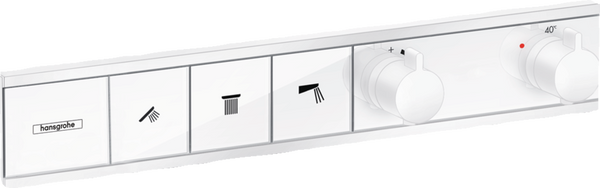 Hansgrohe Rainselect Thermostat For Concealed Installation For 3 Functions Matt White