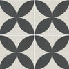 H15 Gemini Black 4 150x150x8.5mm Porcelain Matt Tiles (1.00sqm/box)