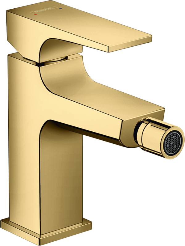 Metropol Bidet Mixer Polished Gold Optic