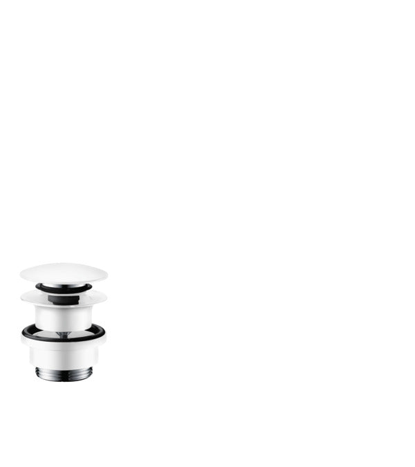 Hansgrohe Waste Set Push-Open For Basin And Bidet Mixers Matt White