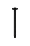 Shower Arm Round Celing 300mm Black