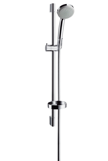 Hansgrohe Croma 100 Shower Set Mono With Shower Bar 65 Cm And Soap Dish Chrome