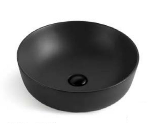 Lave Monique Counter Basin Black 415X415X135mm