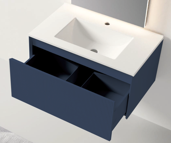 Delicious Night Blue 810x470x470mm - Type V Basin