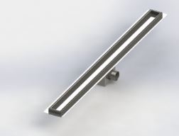 Stainless Steel Drain With Flange & 50mm Outlet Tile Lid