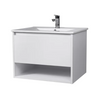 Congo White Wall Hung Vanity with Ceramic Basin 600x460x440mm
