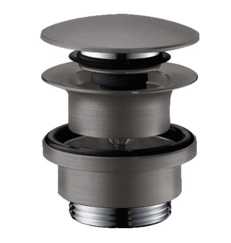 Hansgrohe Waste Set Push-Open For Basin And Bidet Mixers Brushed Black Chrome