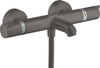Hansgrohe Ecostat Bath Thermostat Comfort For Exposed Installation Brushed Black Chrome