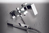 Malta Bath Mixer Wall Mounted Chrome