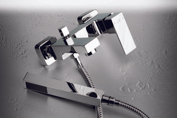 Malta Bath Mixer Wall Mounted Chrome