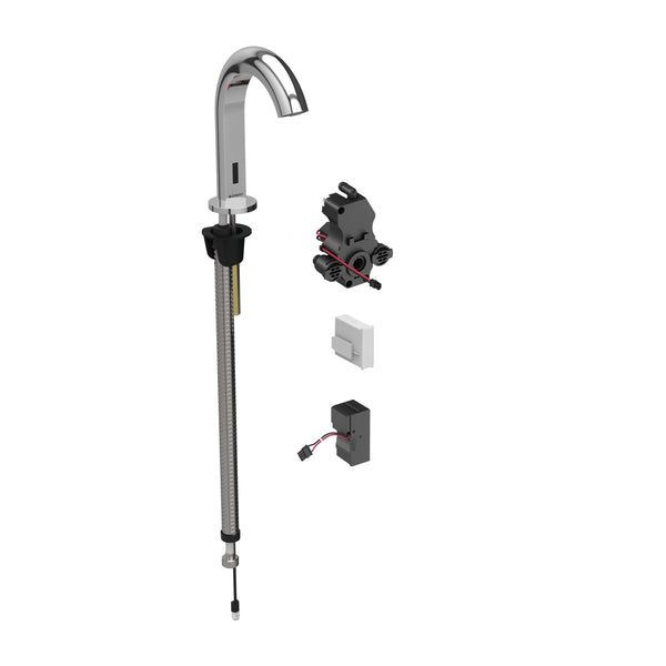 Piave DeckMount Conc. w/ Mixer Chrome