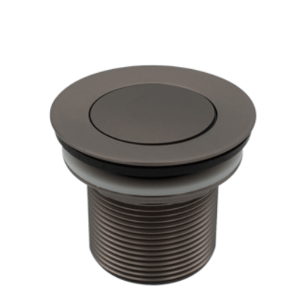 Gio 40x55mm Extended Bath Waste in Gunmetal Grey