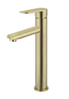 Round Paddle Tall Basin Mixer - Tiger Bronze