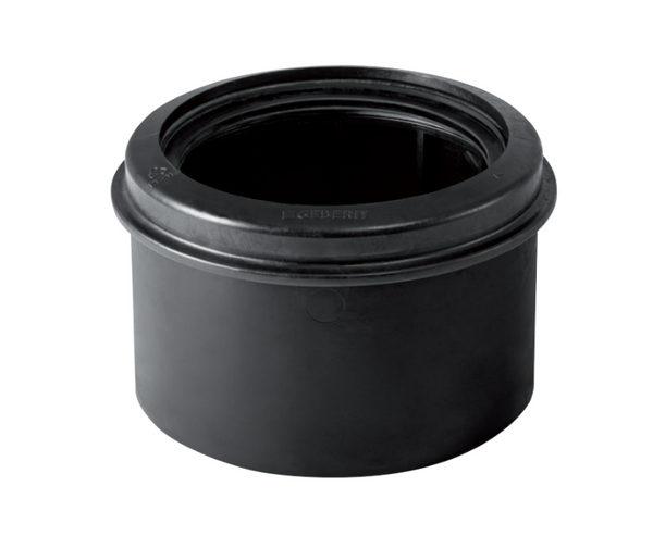 Geberit Adapter to PVC: d=90mm, d1=100mm, d2=94mm, black