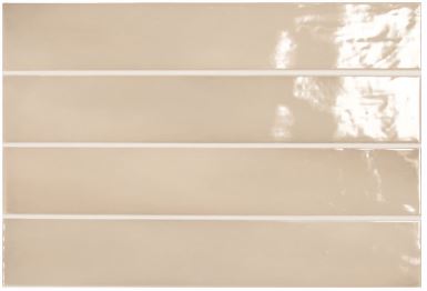 Manacor Subway Argile Beige Gloss Ceramic 65x400x9mm (1sqm/box)