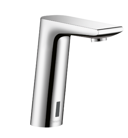 Hansgrohe Metris S Electronic Basin Mixer With Temperature Pre-Adjustment Battery Operation Chrome