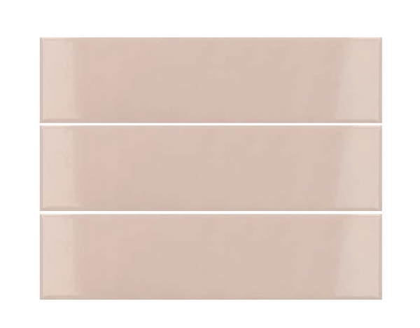 Costa Nova Pink Stony 50X200X9mm Gloss Ceramic (0.5Sqm/Box)
