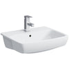 Selnova SemiRecess SqBasin 550mm TH + OF