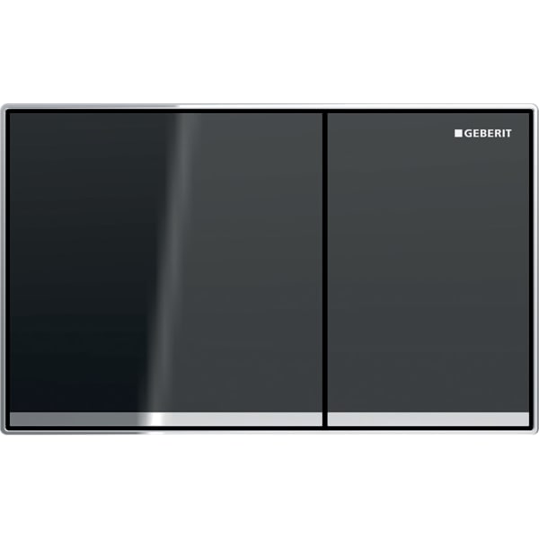 Sigma60 actuator plate for dual flush, surface-even: lava, mirrored, bright chrome-plated