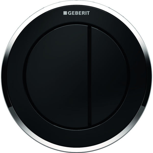 Type10 Pneumatic DualFlush Black Chrome