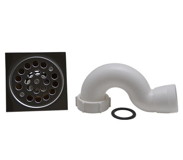 Square Shower Trap Chrome