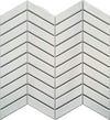 Chevron White Gloss(23x85) 289x303 (11 Sheet / m²)